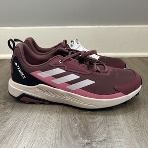 Adidas Terrex Anylander Womens 10.5 Outdoor Hiking Trail Shoes Maroon Pink